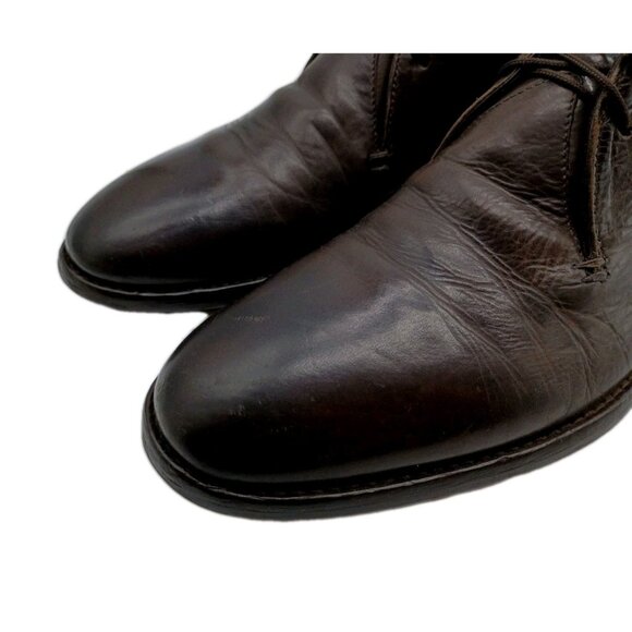 To Boot New York Adam Derrick Mens 7.5 M 'Cory' Brown Leather Chukka Boots Italy - Picture 3 of 11
